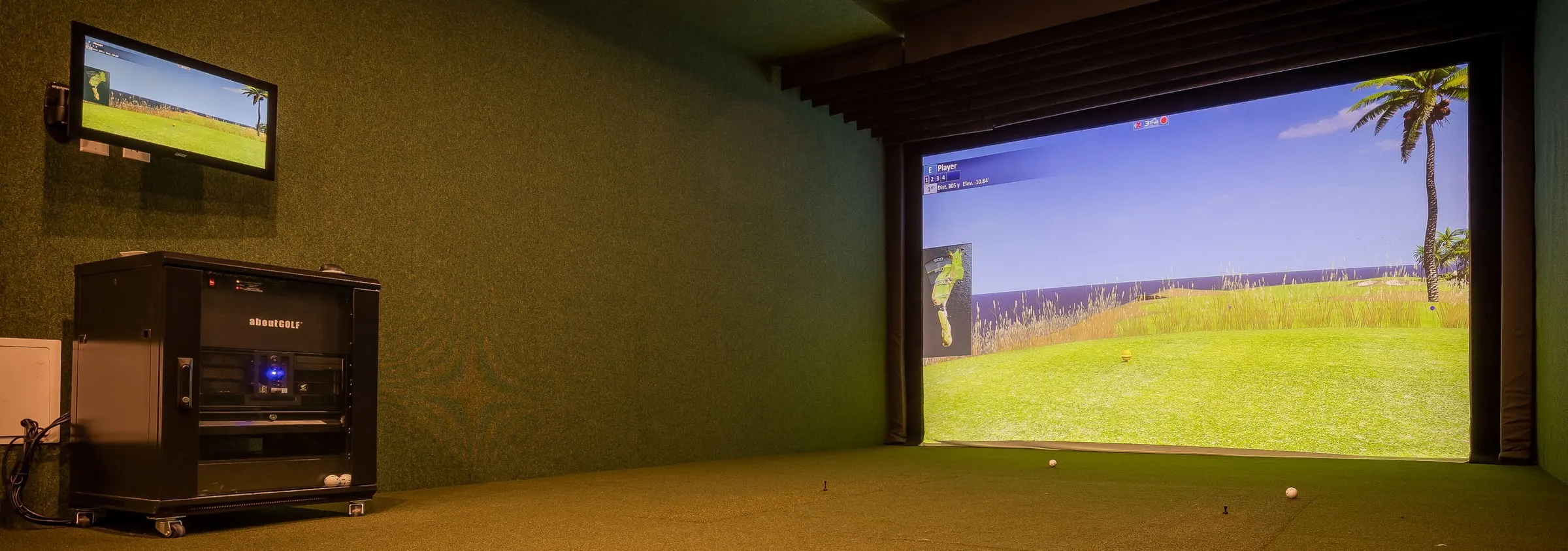 Simulador de Golf y Lounge